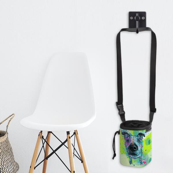 NomNom Bag Sancho - Leckerchenbeutel, Leckerli, Futterbeutel, bunt, Oxfordstoff, AmStaff, Staffordshire, Pit, Pitbull, SOKA, Listenhund